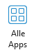 New Outlook icon 'All apps' – four rounded squares in a blue frame with the label 'All apps'