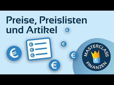 Video preview: Prices, price lists and articles