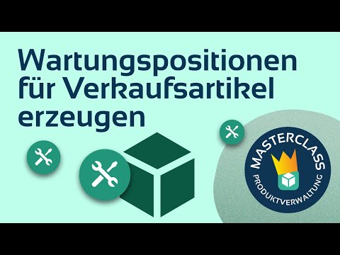 Video preview: Creating maintenance positions