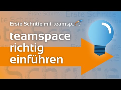 Video preview: Rolling out teamspace properly