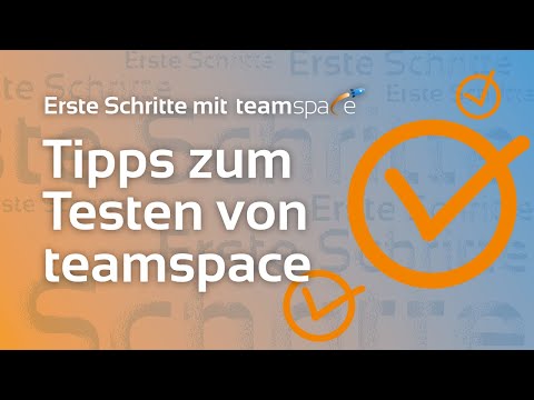 Video preview: Tips for testing teamspace